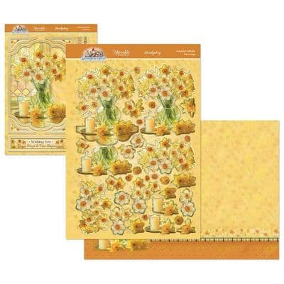 Delightful Daffodils - Spring is Here Hunkydory Die Cut Decoupage Kit