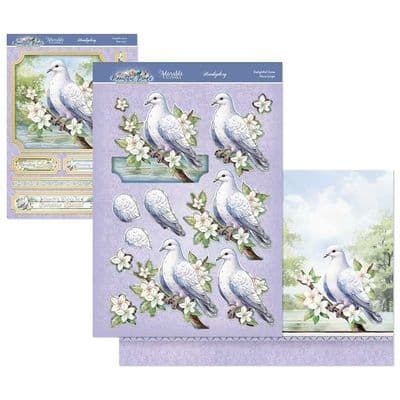 Delightful Dove - Beautiful Birds Hunkydory Die Cut Decoupage Kit