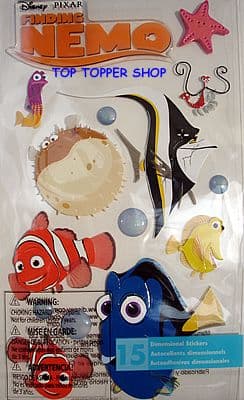 DISNEY FINDING NEMO 02 - EK SUCCESS JOLEE'S BOUTIQUE STICKERS