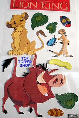 DISNEY LION KING - EK SUCCESS JOLEE'S BOUTIQUE STICKERS