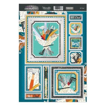 DIY Dad - Hunkydory Favourites Toppers A4 Sheet