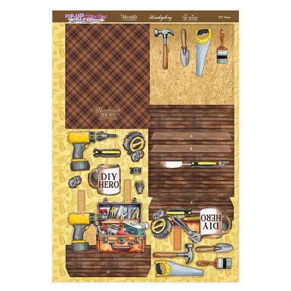 DIY Hero - Hunkydory Pop-Up Stepper Card Kit