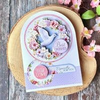 Dove with Flowers  A4 Die Cut Decoupage Sheet - Katy Sue Designs
