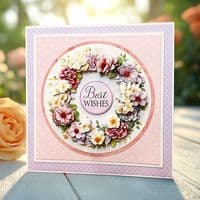 Dove with Flowers  A4 Die Cut Decoupage Sheet - Katy Sue Designs