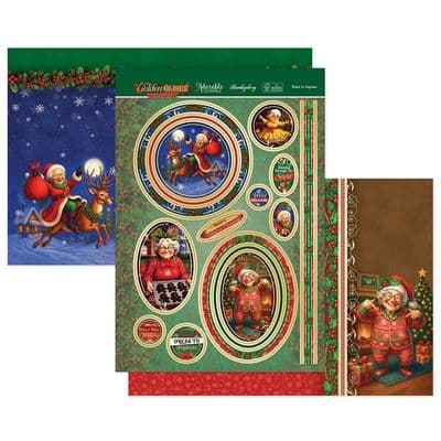 Dress to Impress - Golden Oldies Festive Fun  Hunkydory Luxury Christmas Card Toppers