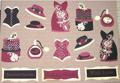 DRESS UP RUBY DIECUT TOPPERS KANBAN 9104