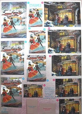Dufex Christmas Pyramex Decoupage Sheet Victorian Christmas 764