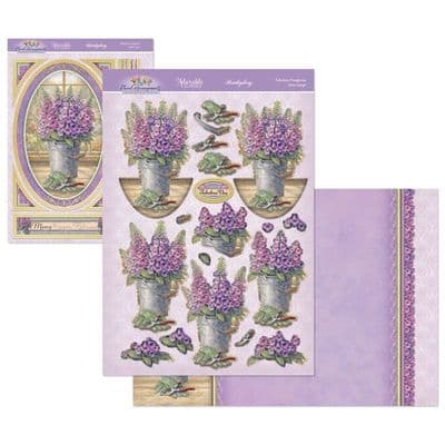 Fabulous Foxgloves - Hunkydory Floral Arrangements Decoupage die cut  Deco-Large Kit