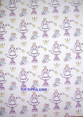 FAIRY GIRL PAPER NATION A4 BACKING PAPER