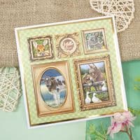 Fantastic Frames - 4 A5 Sheets Hunkydory  Delightful Die-Cuts