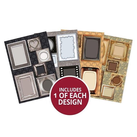 Fantastic Frames - 4 A5 Sheets Hunkydory  Delightful Die-Cuts