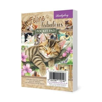 Feline Fabulous - Hunkydory Pocket Pad  64 A7 Sheets