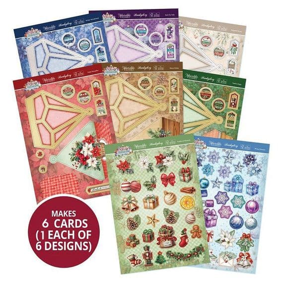 Festive Terrariums Hunkydory Concept Card Kit - Makes 6 Christmas Cards