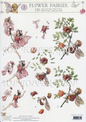 Flower Fairies 2 Decoupage Sheet Requires Cutting