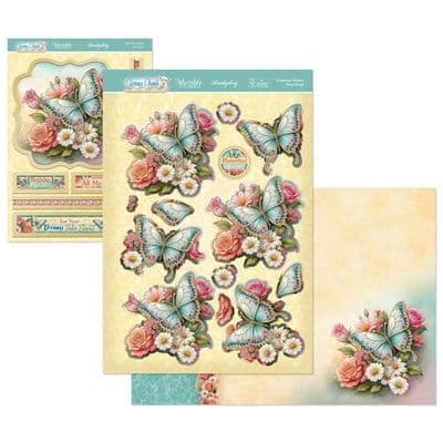 Flutterbye Wishes - Hunkydory Spring Cheer Decoupage die cut  Deco-Large Kit