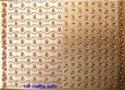 FREESTYLE DUFEX BACKING PAPER TEDDIES
