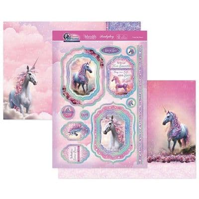 From The Heart  - Unicorn Dreams Hunkydory  Luxury Cardmaking Topper Set