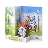 Garden Gnomes - 4 Pack - A4 Die Cut Decoupage Sheets - Katy Sue Designs