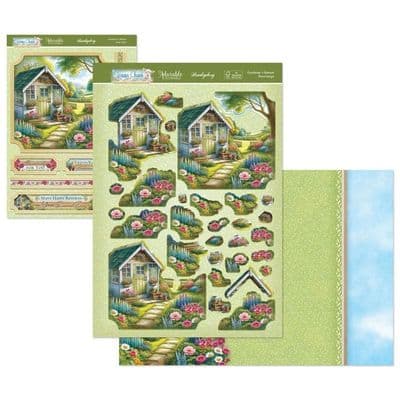 Gardener's Retreat - Hunkydory Spring Cheer Decoupage die cut  Deco-Large Kit