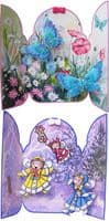 Gatefold Pop Up Decoupage Card  Printed Sheet