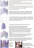 Gatefold Pop Up Decoupage Card  Printed Sheet