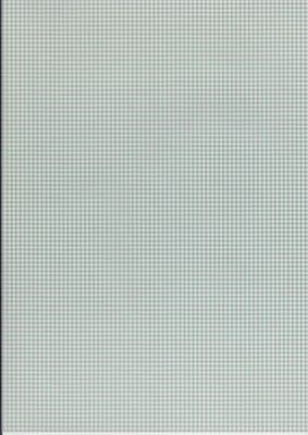 GINGHAM STONEWASH GREEN A4 VELLUM PAPER KANBAN