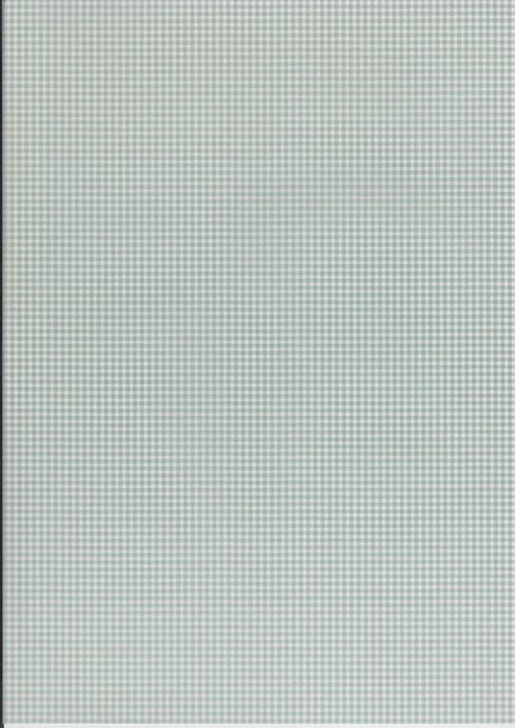 GINGHAM STONEWASH GREEN A4 VELLUM PAPER KANBAN