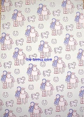GIRLS - PONY GIRL PAPER NATION A4 BACKING PAPER