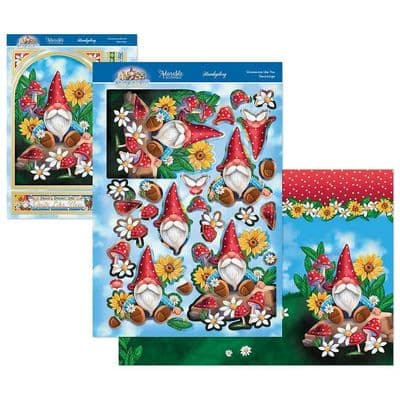 Gnome-one Like You - Spring is Here Hunkydory Die Cut Decoupage Kit