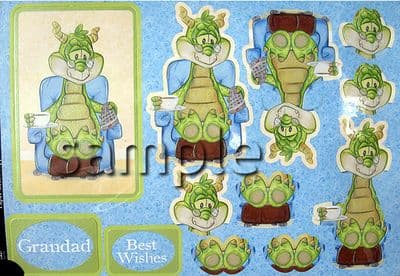 GRIFFINS - GRANDAD'S CHAIR KANBAN TOPPERS 9583