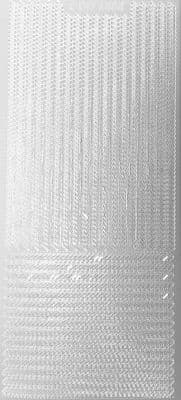Hollow Rope Borders Silver Peel Off Stickers  Doodey 6555