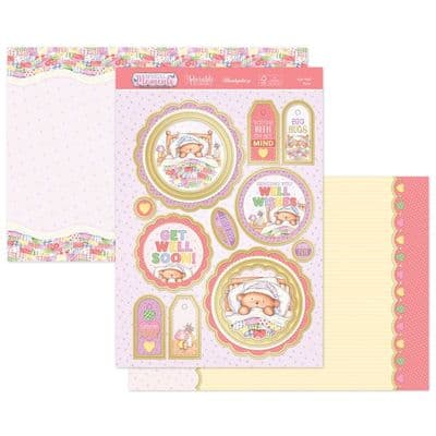 Hunkydory Special Moments Luxury Card Topper Collection - Get Well Soon Bear