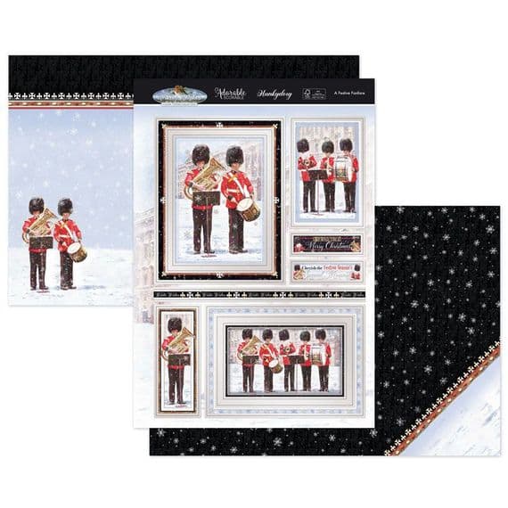 Hunkydory Winter Wishes  2023  Luxury Christmas Card Toppers - A Festive Fanfare