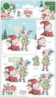It's Snome Time Collection 2  - 10 Sheets Christmas 3D Decoupage Set Craft Consortium