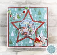 It's Snome Time Collection 2  - 10 Sheets Christmas 3D Decoupage Set Craft Consortium