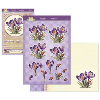 Joyful Crocus - Hunkydory In Full Bloom Floral Delights Deco-Large Kit