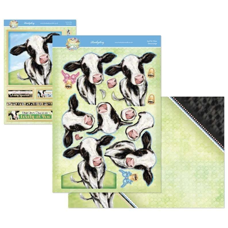 Just for Moo - Hello Spring Hunkydory Die Cut Decoupage Kit