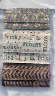 Kitty Twill Ribbon- Carolee's Creations Adorn It