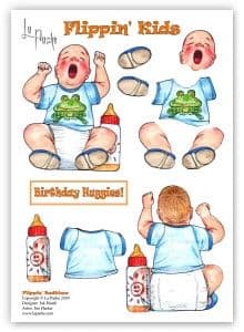LA PASHE DECOUPAGE - FLIPPIN KIDS - FLIPPIN' BEDTIME