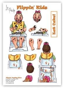 LA PASHE DECOUPAGE - FLIPPIN KIDS - FLIPPIN' FEEDING TIME