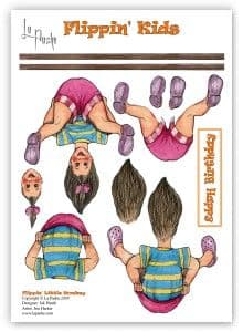 LA PASHE DECOUPAGE - FLIPPIN KIDS - FLIPPIN' LITTLE MONKEY