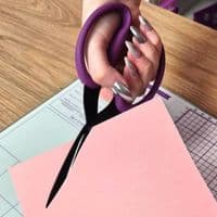 Large Comfort Grip Scissors - Hunkydory Premier Craft Tool