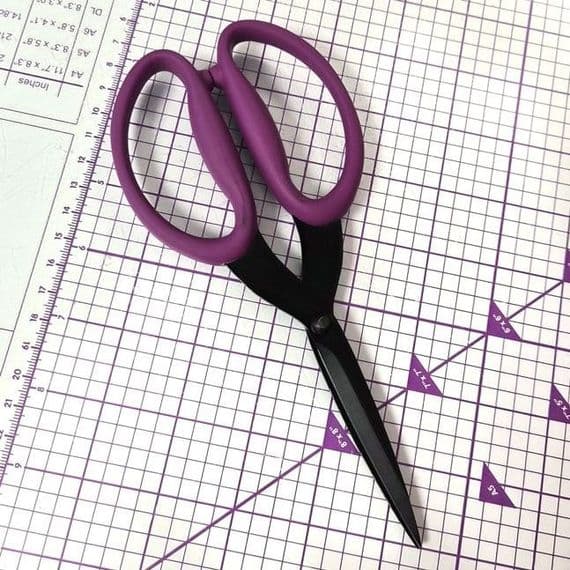 Large Comfort Grip Scissors - Hunkydory Premier Craft Tool
