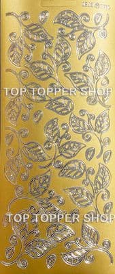 Leaves Gold Peel Off Stickers JeJe 311000
