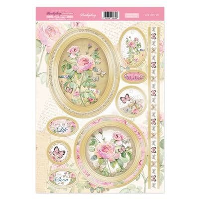 Love of My Life - Hunkydory Favourites Toppers A4 Sheet
