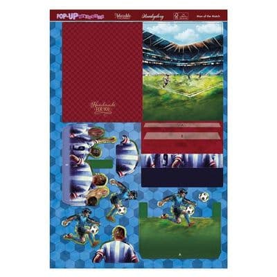 Man of the Match - Hunkydory Pop-Up Stepper Card Kit