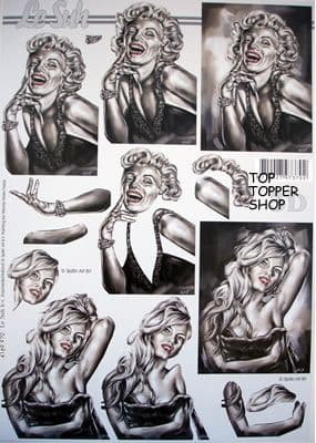 MARILYN MONROE LE SUH DECOUPAGE 970
