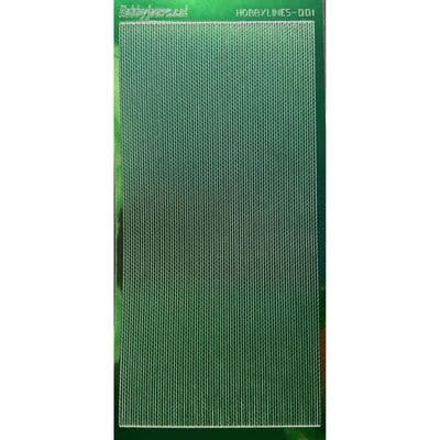 Mirror Green Fine Chain Border Peel Off Stickers Hobbylines 001