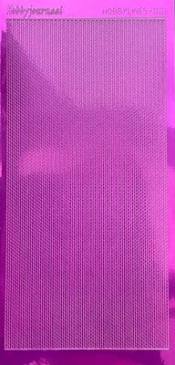 Mirror Hot Pink Fine Chain Border Peel Off Stickers Hobbylines 001