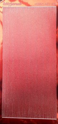 Mirror Red Fine Chain Border Peel Off Stickers Hobbylines 001